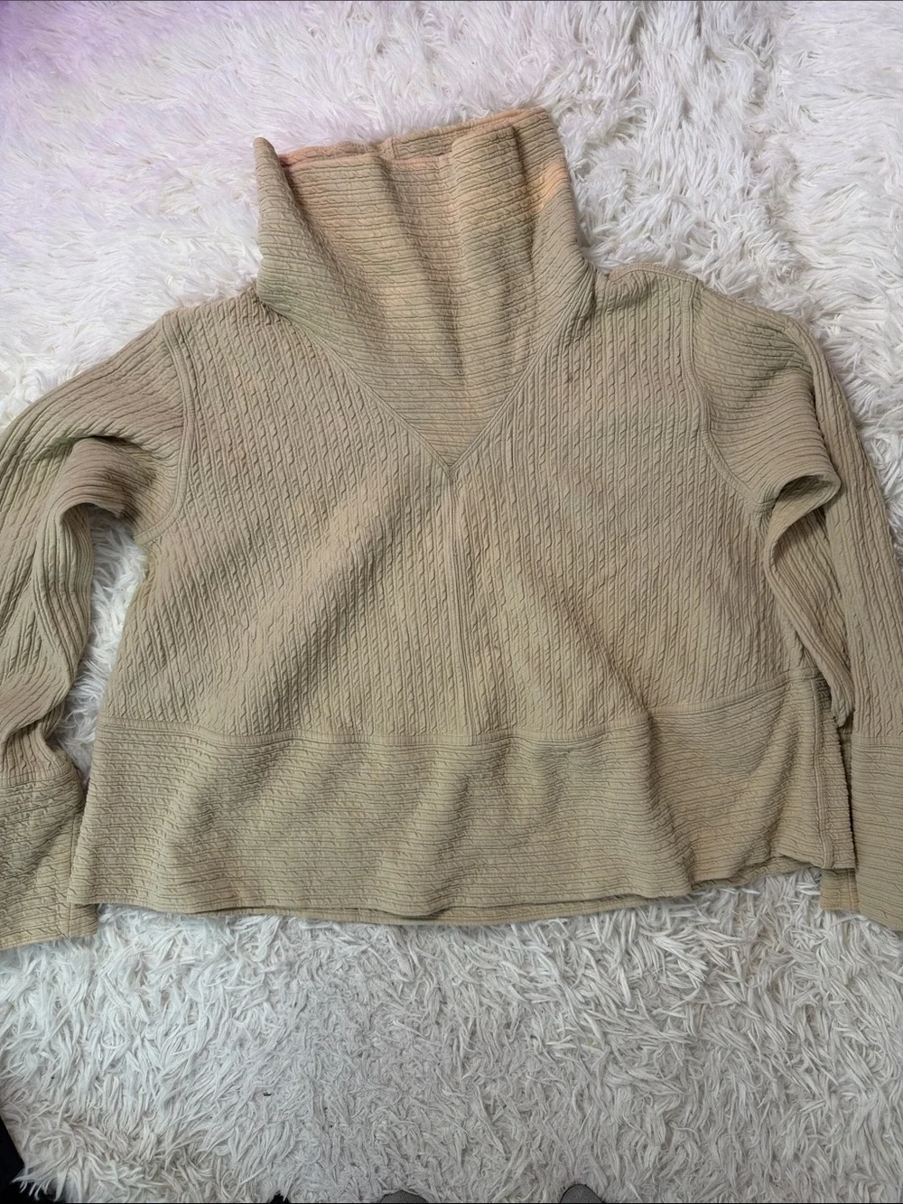 Lululemon Retreat Yourself Hoodie Heathered Light Ivory